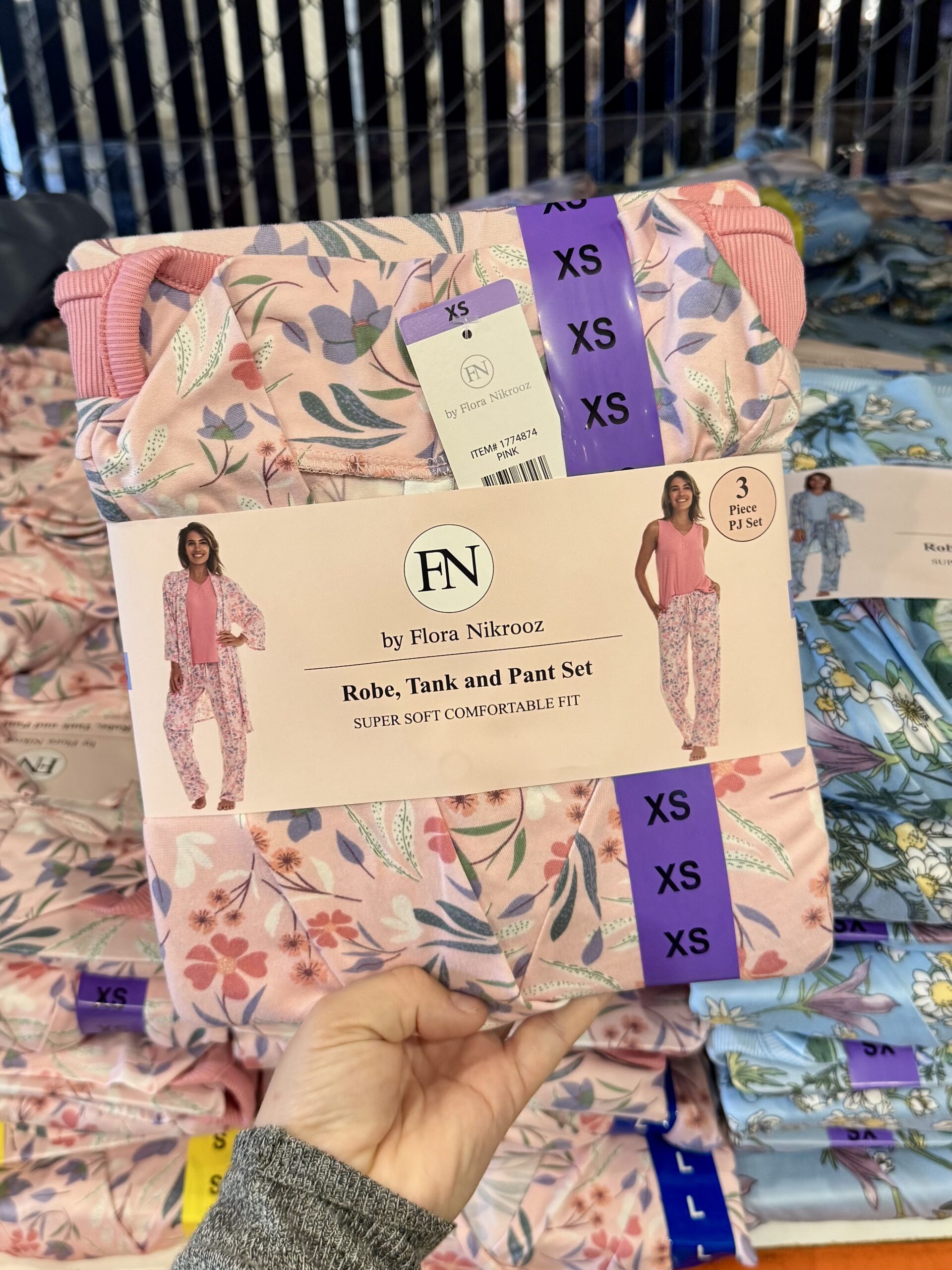 Flora Nikrooz Robe, Tank and Pant Set