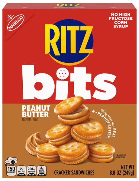 Nabisco Ritz Bits Peanut Butter Sandwich Crackers
