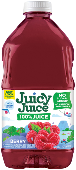 Juicy Juice No Sugar Added 100% Berry Juice