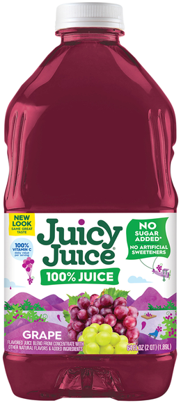 Juicy Juice No Sugar Added 100% Grape Juice