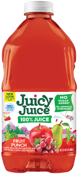 Juicy Juice No Sugar Added 100% Fruit Punch Juice