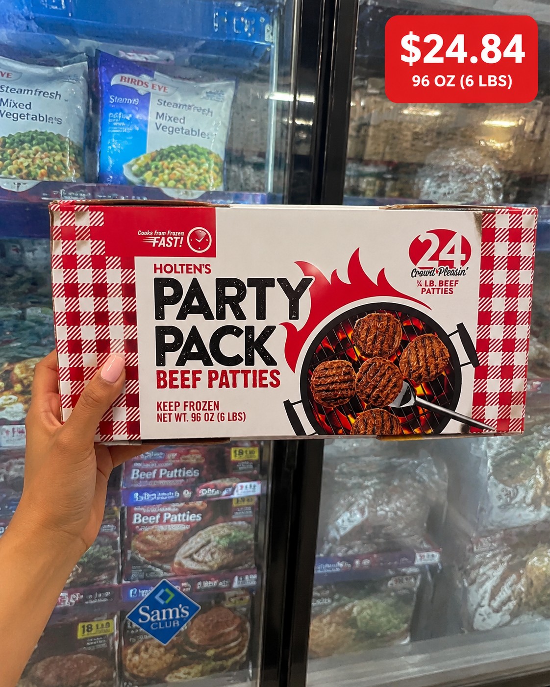 Holten's Party Pack Beef Patties
