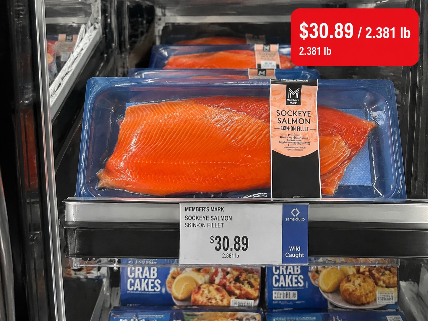 Member's Mark SOCKEYE SALMON SKIN-ON FILLET