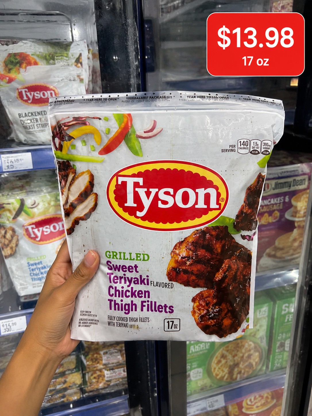 Tyson Grilled Sweet Teriyaki Flavored Chicken Thigh Fillets