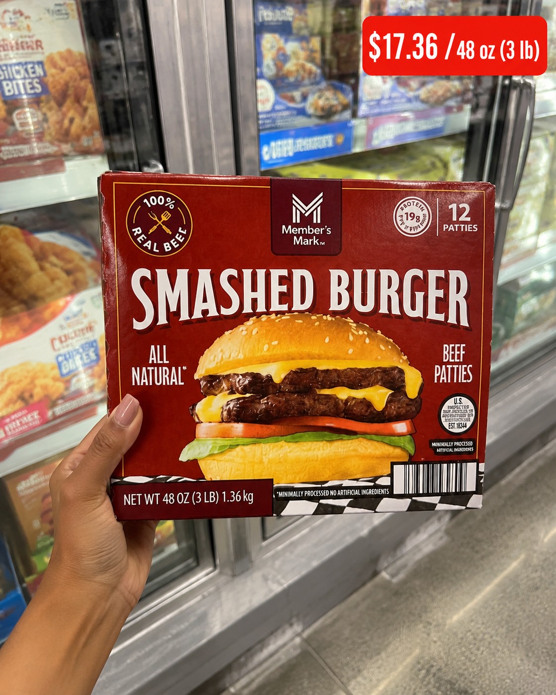 Member's Mark Smashed Burger Beef Patties