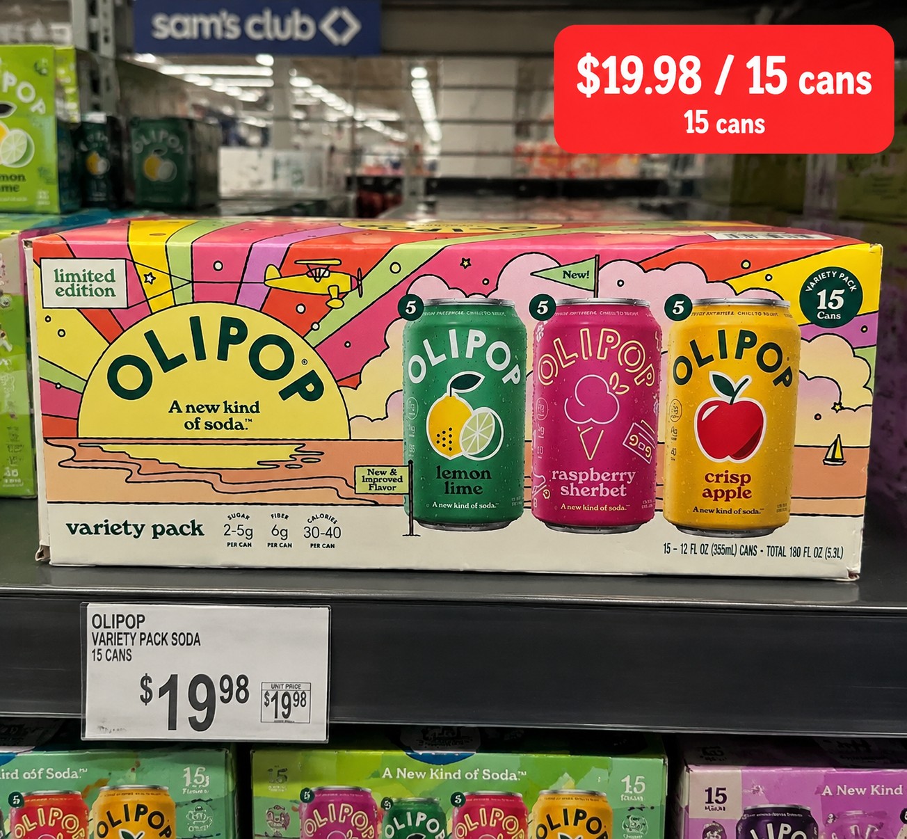 OLIPOP Variety Pack Soda