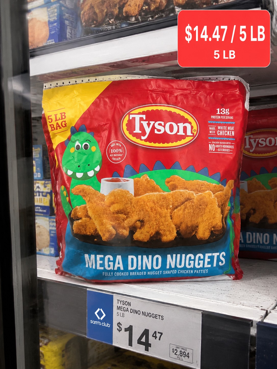 Tyson Mega Dino Nuggets