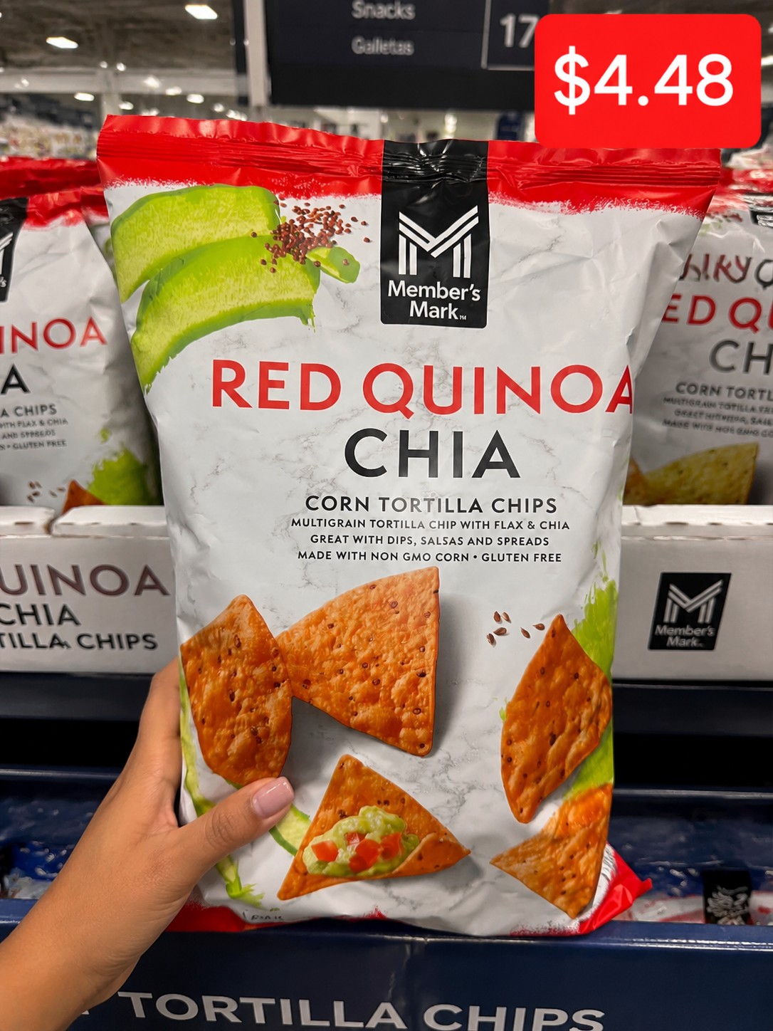 Member's Mark Red Quinoa Chia Corn Tortilla Chips