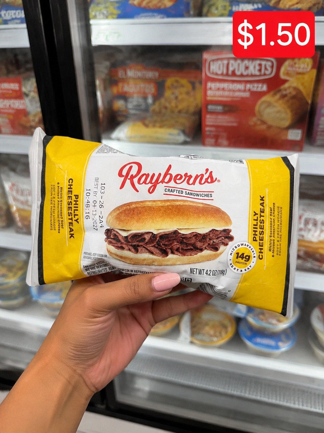 Raybern's Philly Cheesesteak Crafted Sandwiches