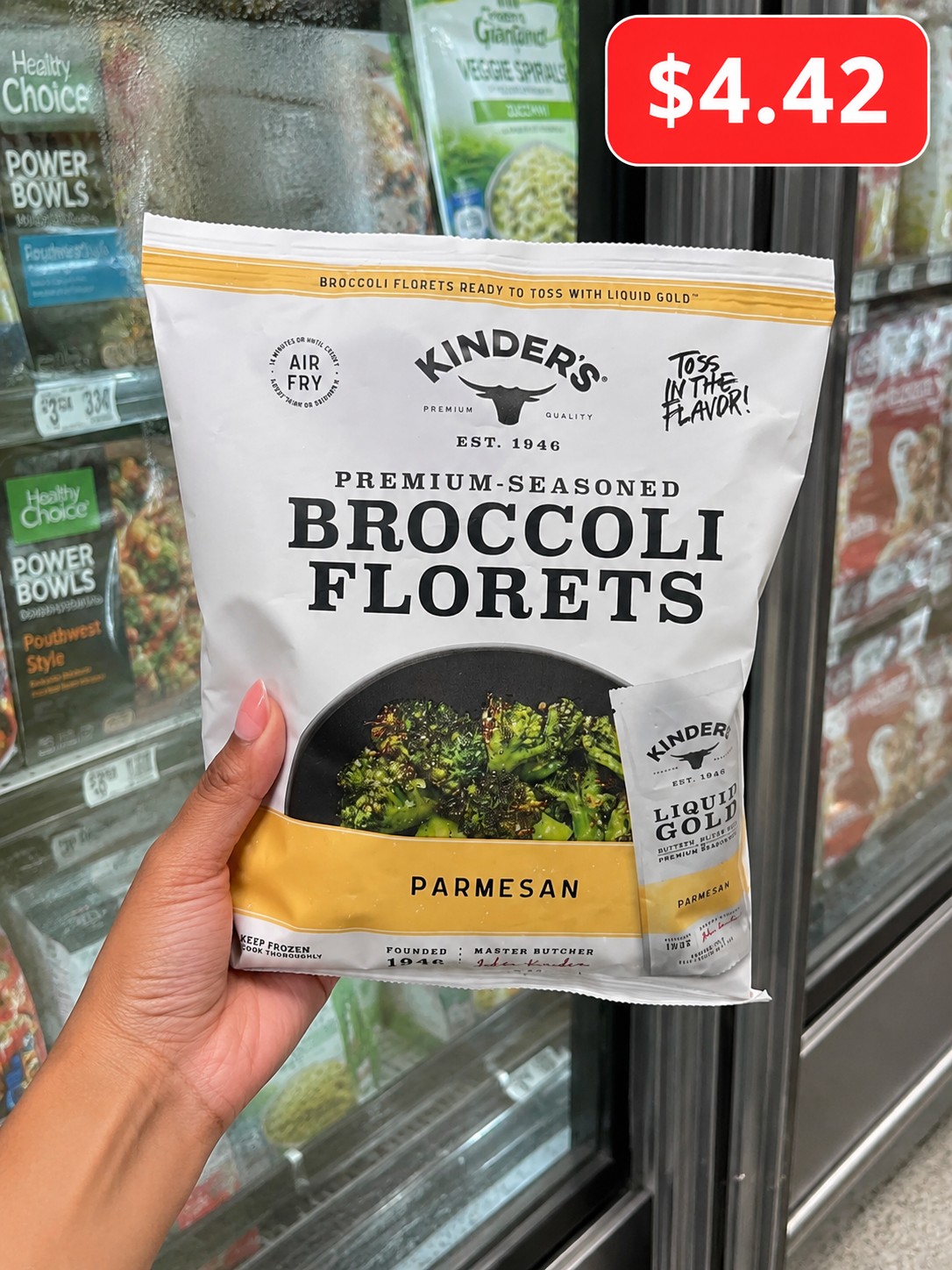 Costco grocery pick 11: KINDER’S PREMIUM-SEASONED BROCCOLI FLORETS PARMESAN
