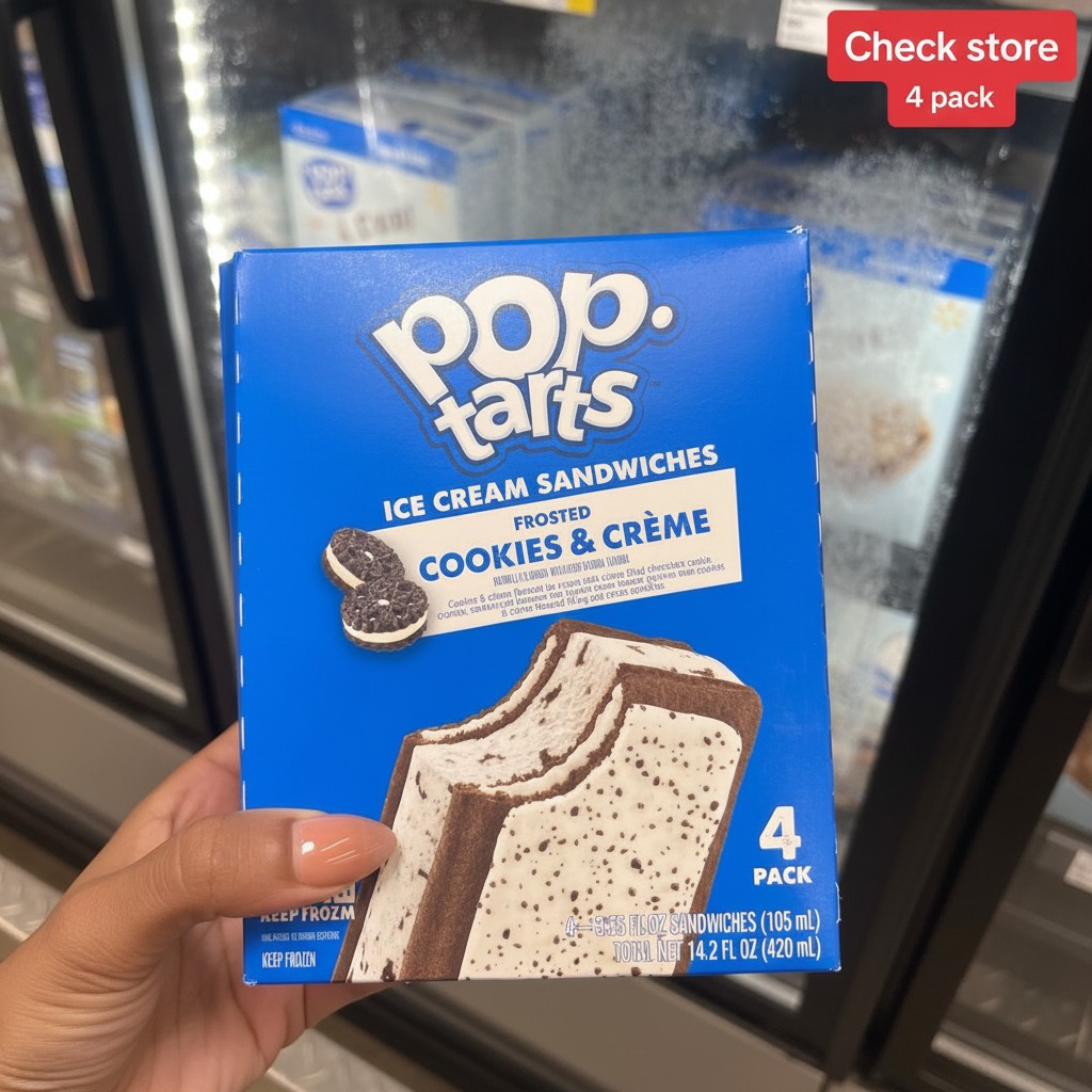 Pop-Tarts ICE CREAM SANDWICHES FROSTED COOKIES & CRÈME
