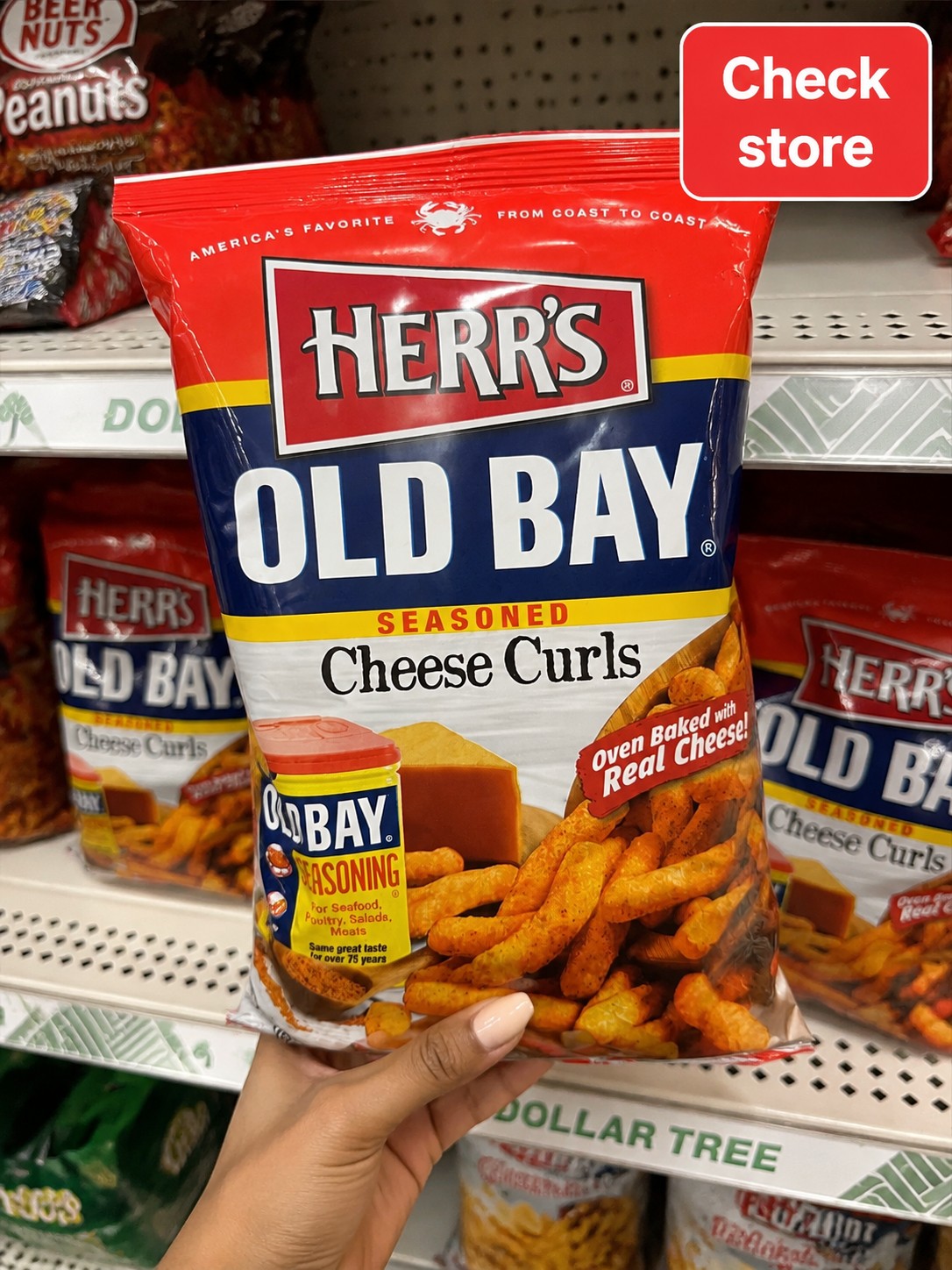 Herr's Old Bay Seasoned Cheese Curls