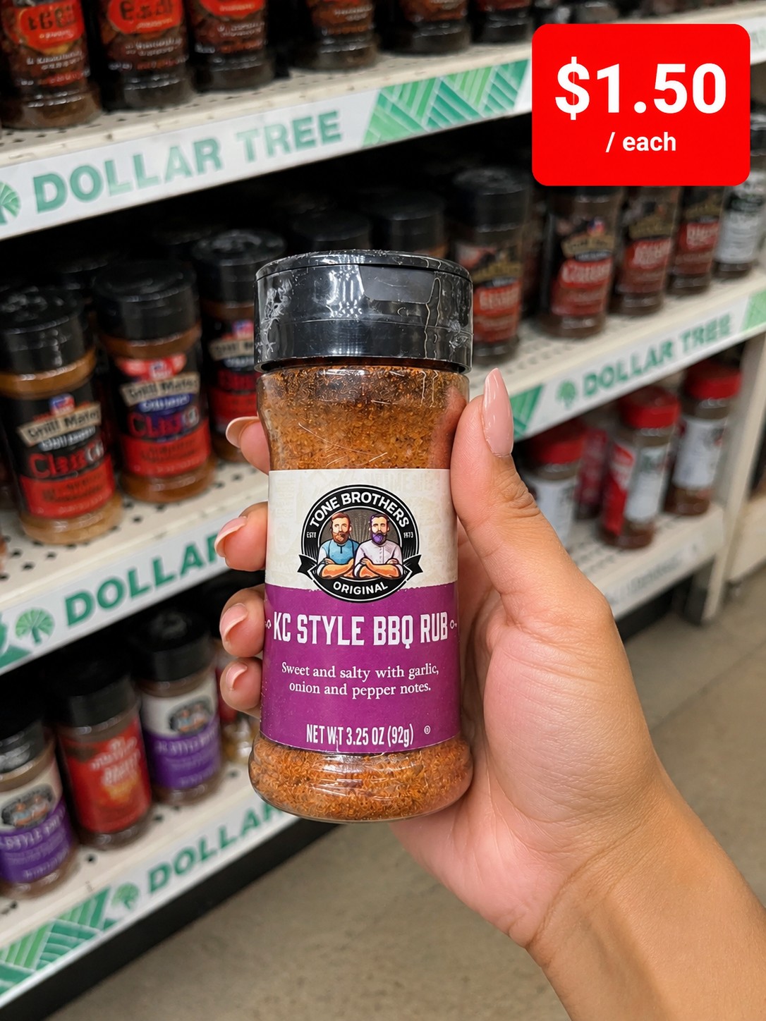 TONE BROTHERS KC STYLE BBQ RUB