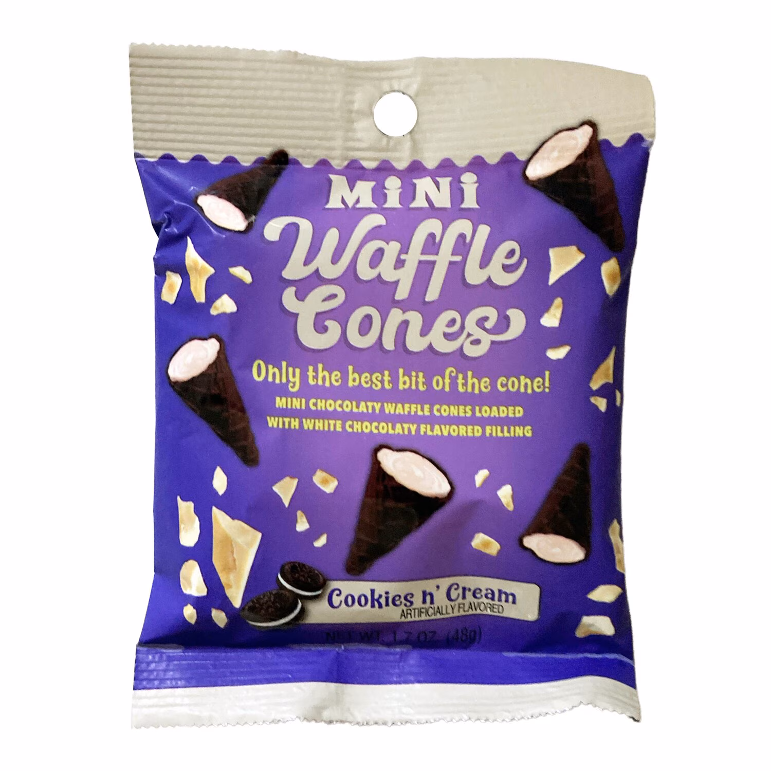 MINI Waffle Cones Cookies n' Cream