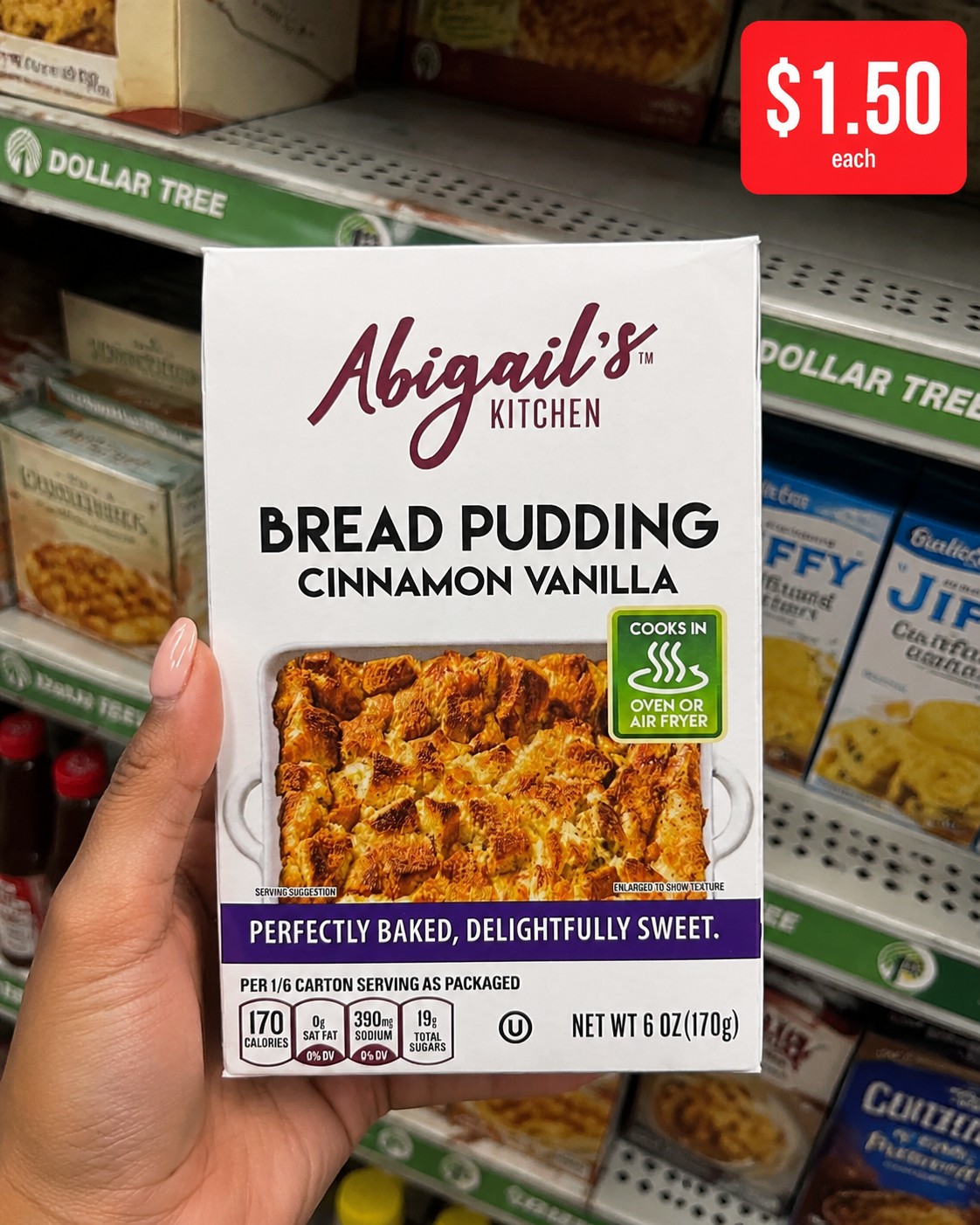 Abigail's Kitchen Bread Pudding Cinnamon Vanilla