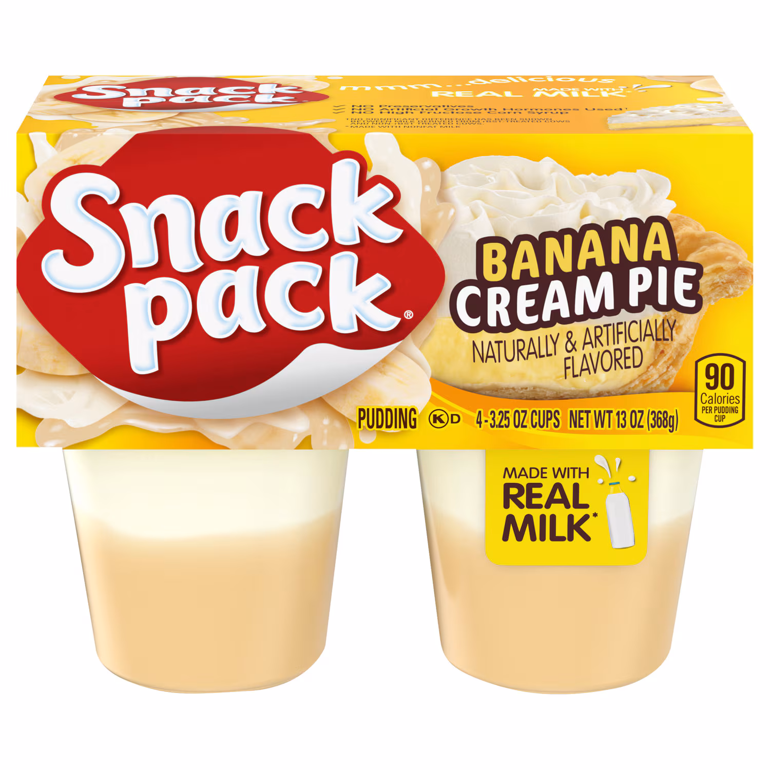 Snack pack BANANA CREAM PIE PUDDING