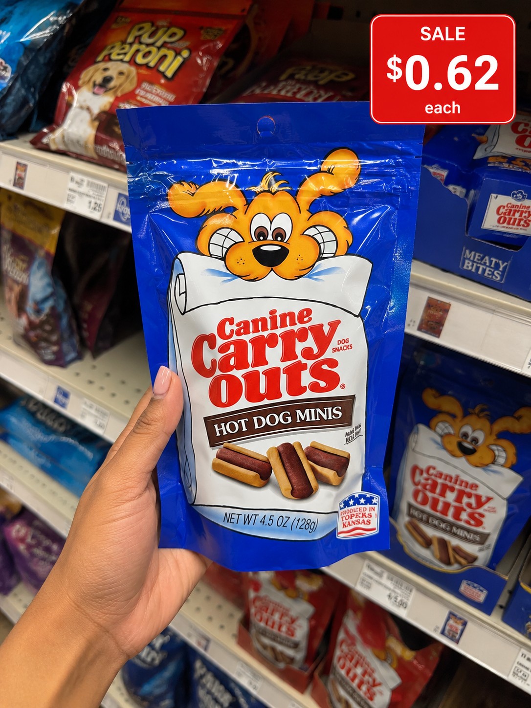 Canine Carry Outs Hot Dog Minis