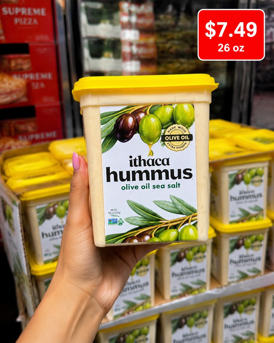 ITHACA HUMMUS OLIVE OIL AND SEA SALT