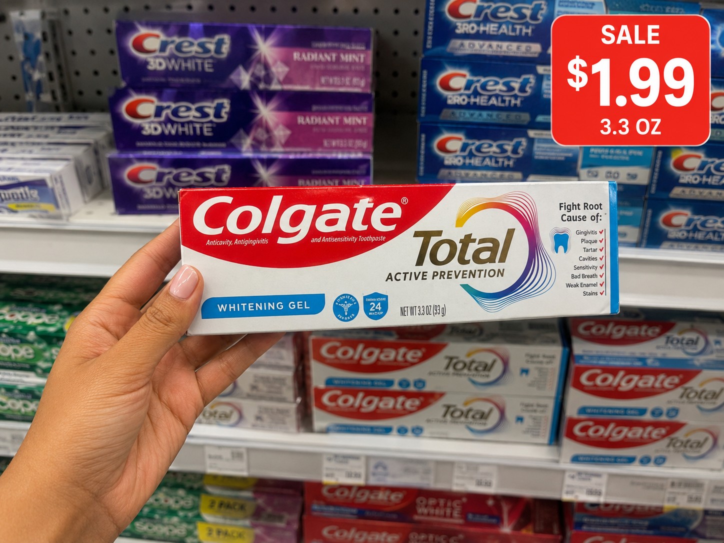 Colgate Total Active Prevention Whitening Gel