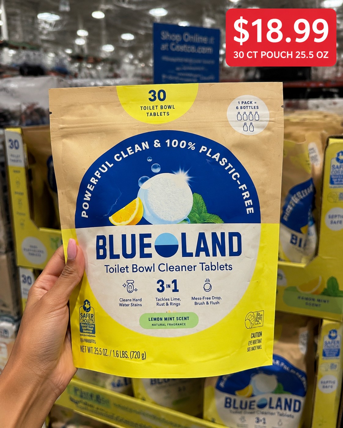 BLUELAND Toilet Bowl Cleaner Tablets