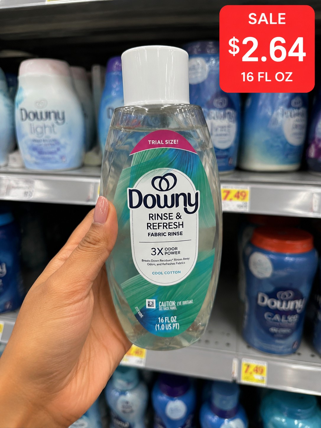 Downy RINSE & REFRESH FABRIC RINSE COOL COTTON