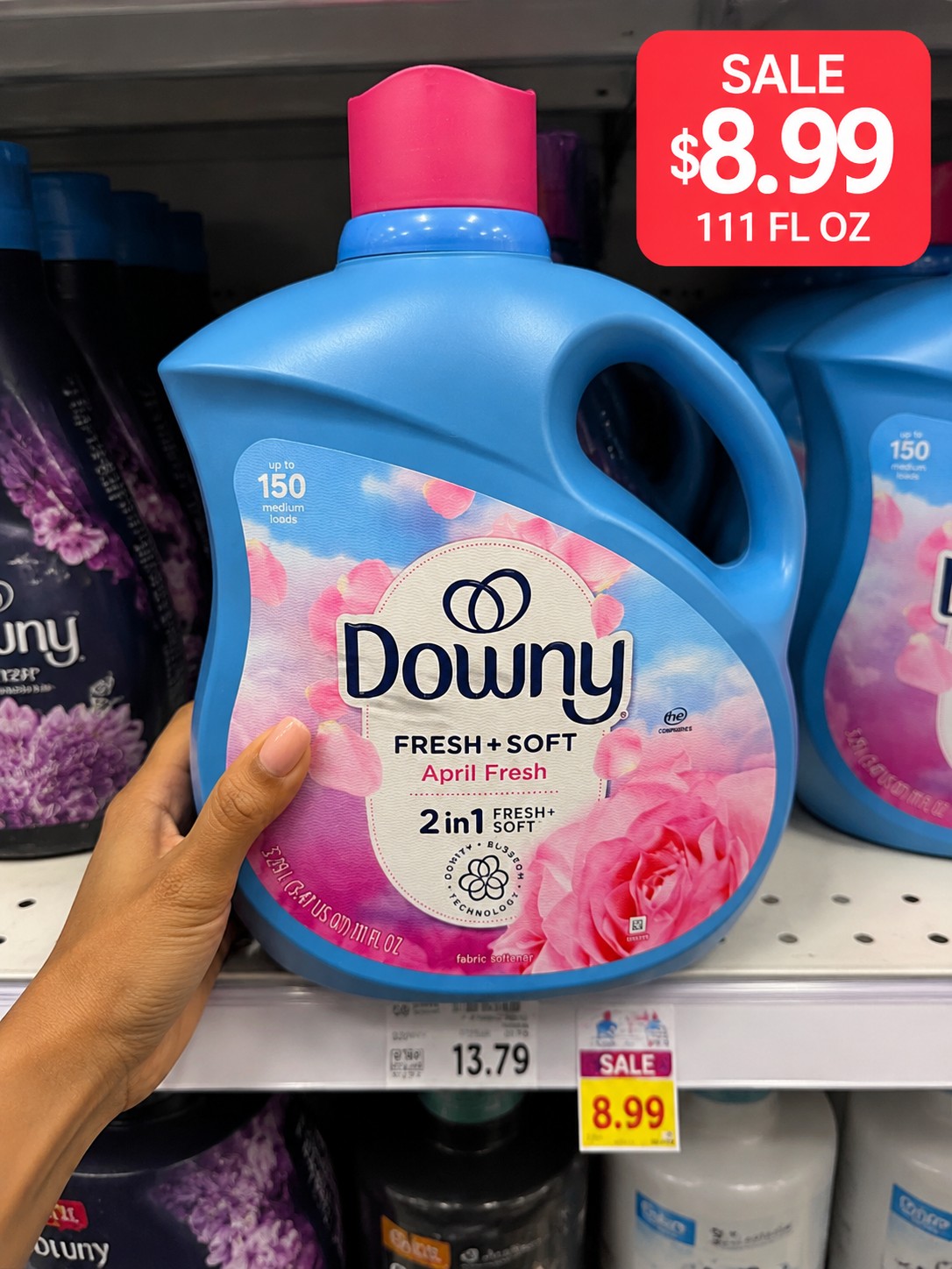 Downy Fresh + Soft April Fresh Fabric Softener
