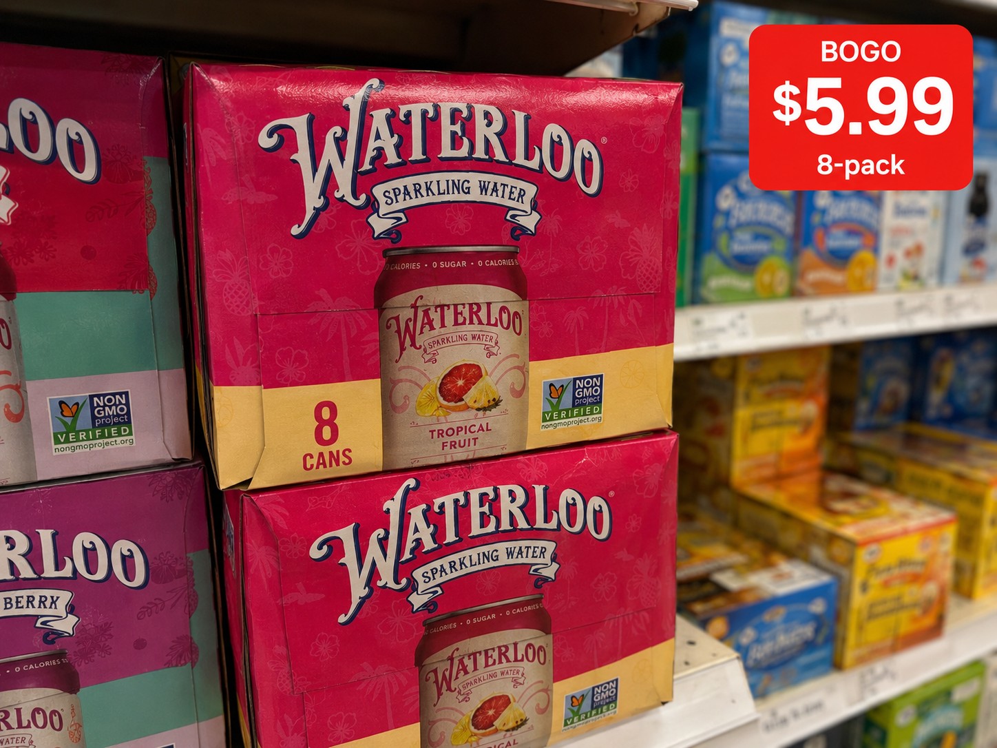 Waterloo Sparkling Water Tropical Fruit