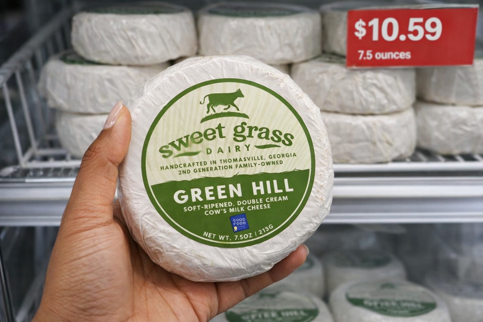 Sweet Grass Dairy Green Hill Soft-Ripened, Double Cream Cow's Milk Cheese