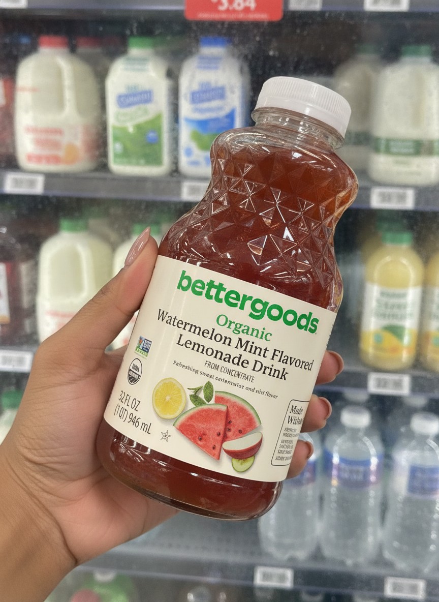 bettergoods Organic Watermelon Mint Flavored Lemonade Drink