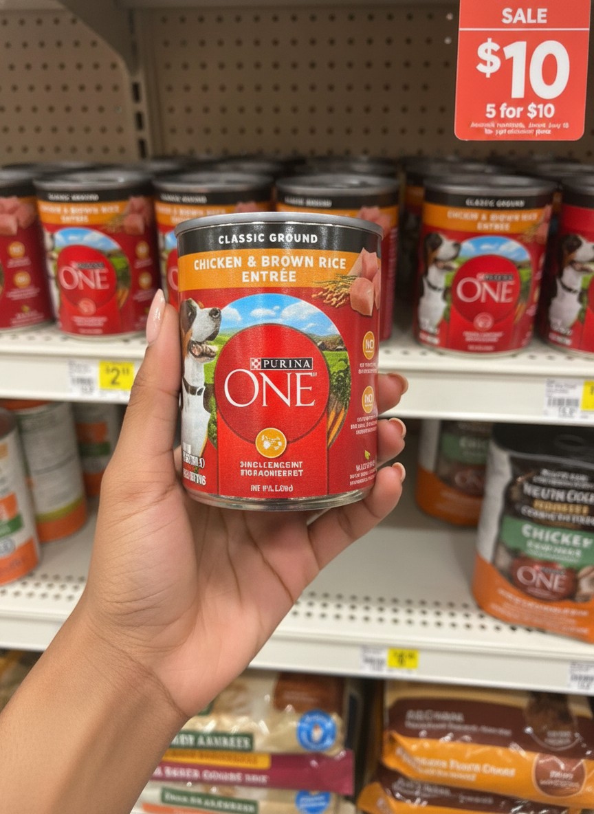 Purina ONE Classic Ground Chicken & Brown Rice Entrée