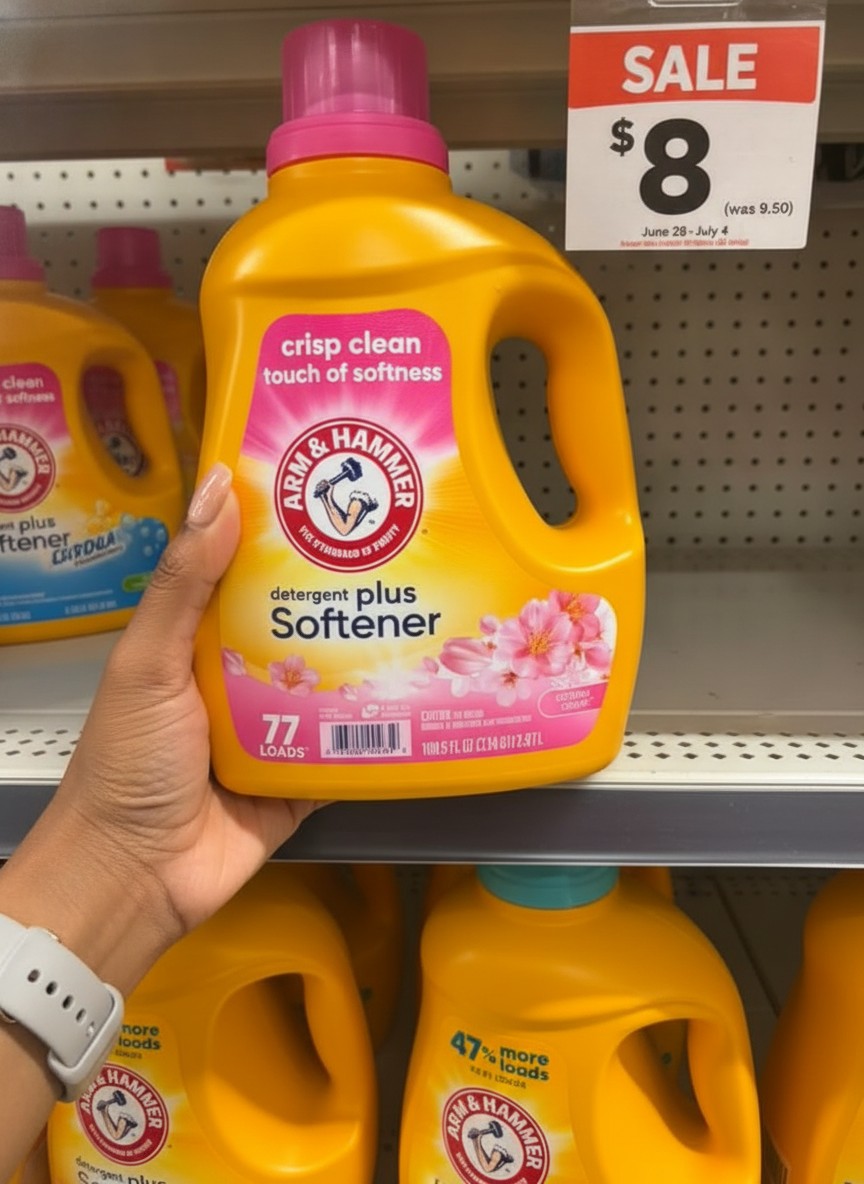 Arm & Hammer Detergent plus Softener crisp clean touch of softness