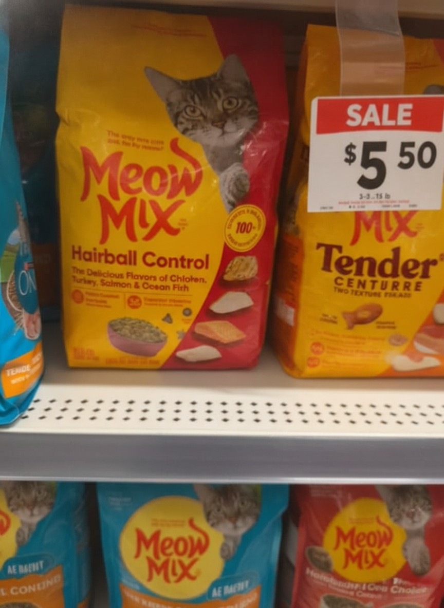 Meow Mix Hairball Control Dry Cat Food