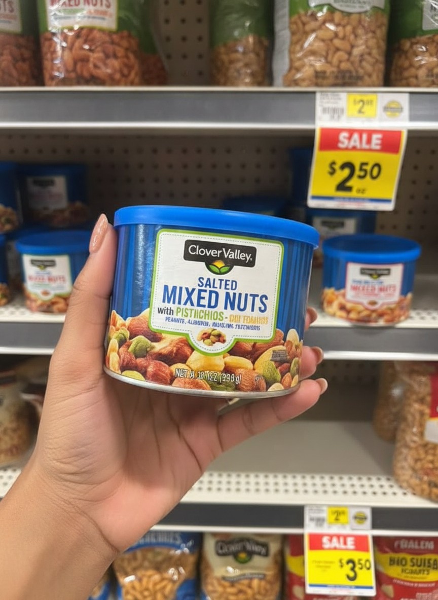 Clover Valley Salted Mixed Nuts with Pistachios