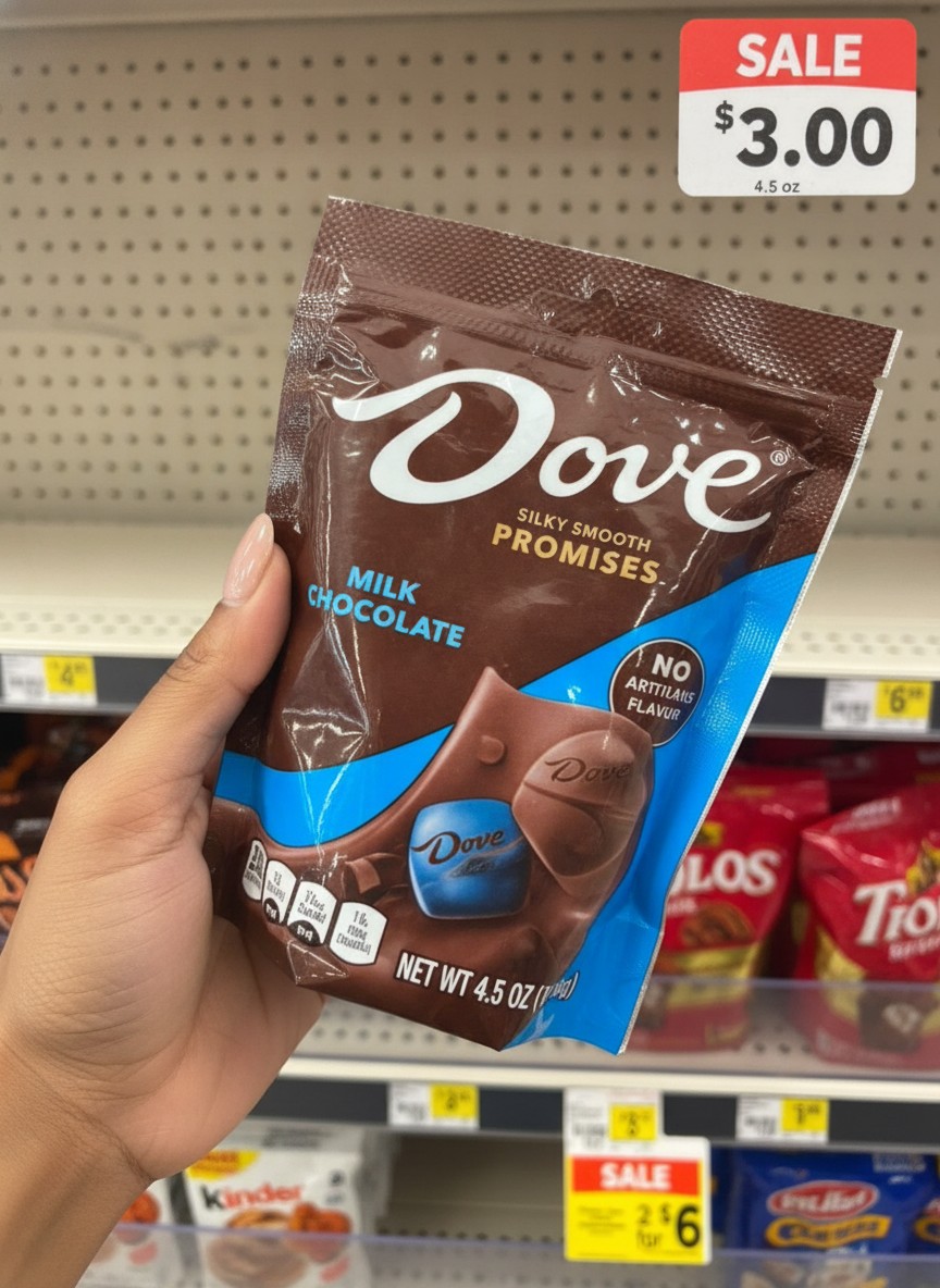 Dove Silky Smooth Promises Milk Chocolate Stand Up Pouch