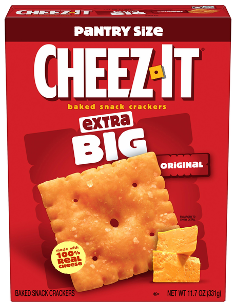 Cheez-It Extra Big Baked Cheese Crackers
