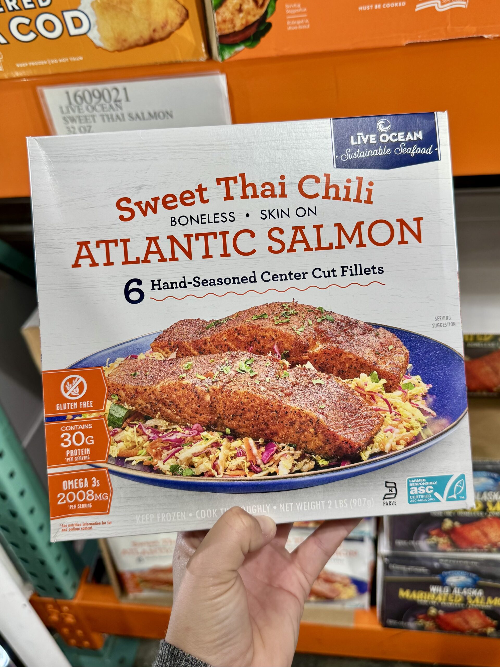 Live Ocean Sweet Thai Chili Atlantic Salmon