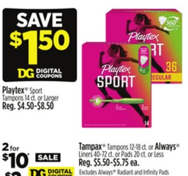 Playtex® Sport Tampons