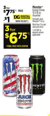 Monster® Energy Drinks