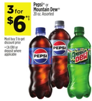 Pepsi® or Mountain Dew®