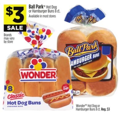 Ball Park® Hot Dog or Hamburger Buns
