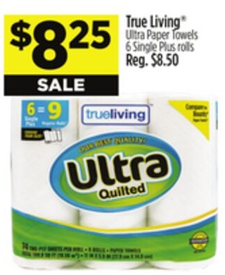 True Living® Ultra Paper Towels