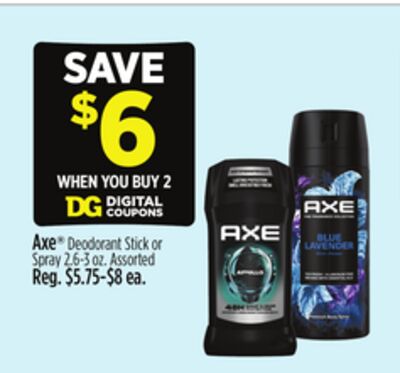 Axe® Deodorant Stick or Spray