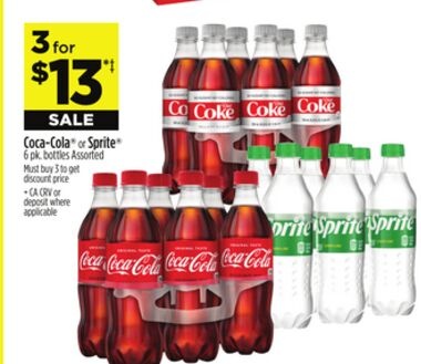 Coca-Cola® or Sprite®