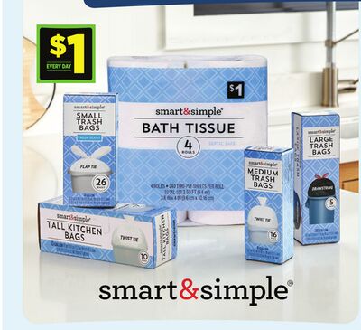 SMART & SIMPLE® BATH TISSUE