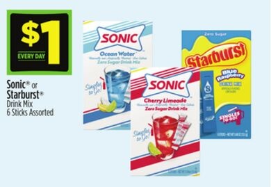 Sonic® or Starburst® Drink Mix