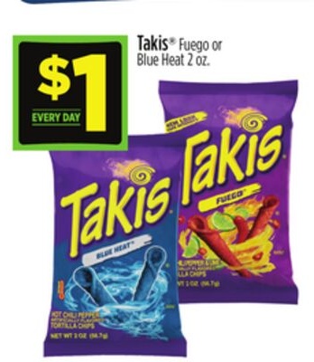 Takis® Fuego or Blue Heat