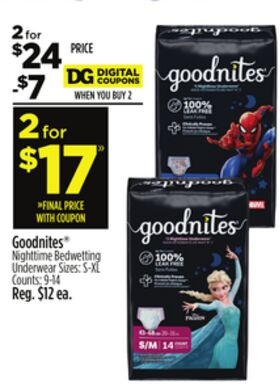 Goodnites® Nighttime Bedwetting Underwear