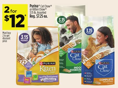 Purina® Cat Chow® or Kitten Chow®