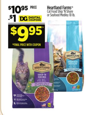 Heartland Farms® Cat Food Ship 'N Shore or Seafood Medley