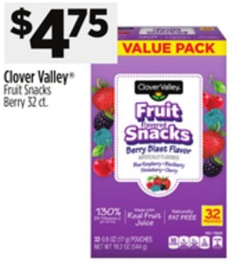 Clover Valley® Fruit Snacks Berry